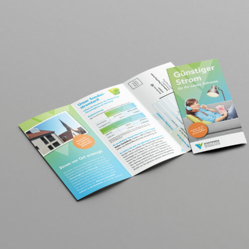 Flyer Broschüren Druckerzeugnisse Marketing Vertriebskommunikation